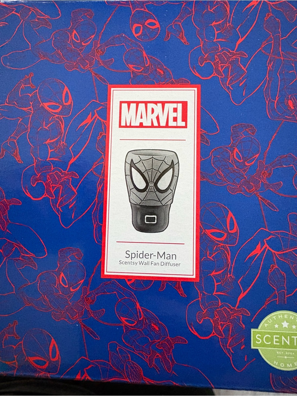 Marvel Spider-Man Wall Fan Diffuser - Blue & Red